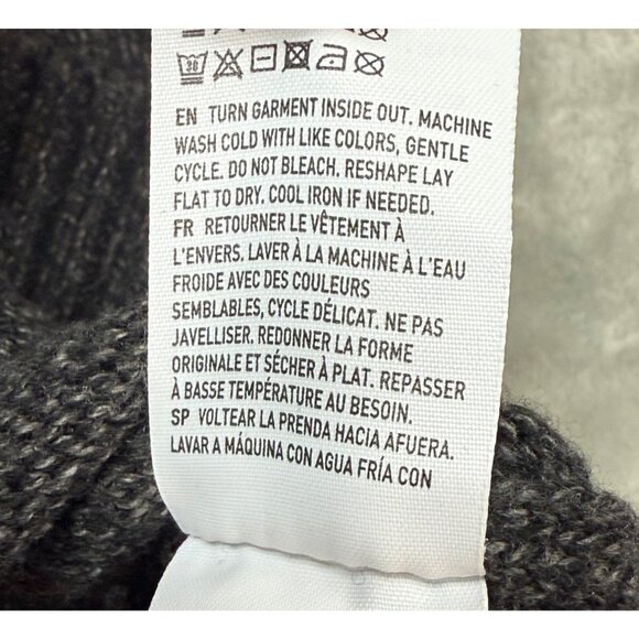 American Eagle Outfitters Seriously Soft Mens XL Gray Sweater w Button-Up Collar - Picture 9 of 13